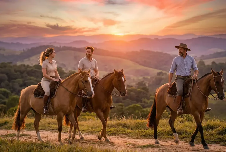 Passeio a cavalo para iniciantes no Haras Fortunato em Embu-Guaçu